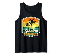 Lahaina Oahu North Shore Hawaii Puesta de Sol Palm Beach Camiseta sin Mangas