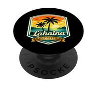Lahaina Oahu North Shore Hawaii Puesta de Sol Palm Beach PopSockets PopGrip Adhesivo