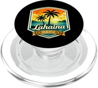 Lahaina Oahu North Shore Hawaii Puesta de Sol Palm Beach PopSockets PopGrip para MagSafe