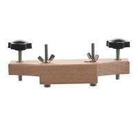 Lahdrhab 1 juego de abrazaderas de puente de guitarra de acero inoxidable de arce macizo, accesorios de piezas de guitarra