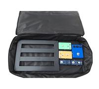 Lahdrhab Bolsa para pedales de efecto guitarra, funda para pedalera, bolsa de transporte, funda acolchada para piezas de guitarra
