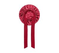 Lahdrhab Gorro de ducha para mujer, de alta elasticidad, para el cuidado del cabello, color rojo vino