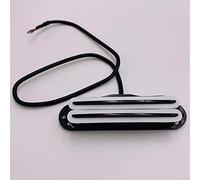 Lahdrhab Hot Rail Pickups - Pastilla de guitarra eléctrica de doble pista 11K Alnico5, color blanco