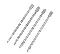 Lahdrhab Juego de 4 herramientas de manicura de acero para el cuidado de las uñas y pedicura