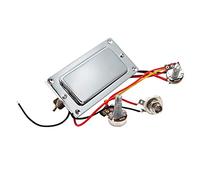Lahdrhab Kit de arnés para guitarra eléctrica precableado de doble bobina Humbucker con potenciómetro de 500 K y potenciómetro de tono de volumen