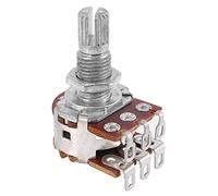 Lahdrhab MN25K - Juego de 3 potenciómetros de control de tono de volumen para guitarra y bajo, apilados, doble equilibrio