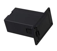 Lahdrhab Paquete de 5 soportes para batería de guitarra, 9 V, color negro