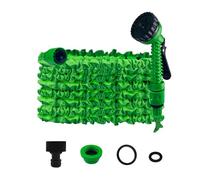 Lahnaokfis 7.5m Manguera Jardin Extensible, Manguera Flexible Jardín con Pistola Rociadora 7 Funciones, Garden Hose, Manguera de Riego para Lavado de Coches, Limpieza de Suelos, Riego de Plantas