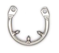 LAHTI Anillo antideslizante de acero para bloqueo de cinturón de castidad masculino (ZQHL-4Q)