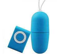 LAHTI Bullet Vibrator - Juguetes sexuales a prueba de agua para parejas - Portable Adult Vibe Bullet G Spot Massager - Silicone Bullet Vibrator Blue