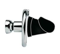 LAHTI Dispositivo de castidad negativa masculina de acero inoxidable Jaula para pene Ventilación plana Jaula para pene con consolador realista negro Conjunto Bondage Sex Toy (S Dildo, anillo de 55 mm)