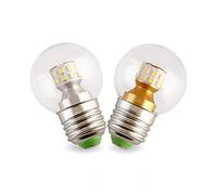 LAI HO Bombilla LED G45, Bombillas Edison E27 Regulable, 7W (Equivalente A 60W), Base De Tornillo Edison E27, SMD 2835 Luz LED G45 Bombillas De Globo Decoración para El Hogar,Warm Light,5W/10PCS