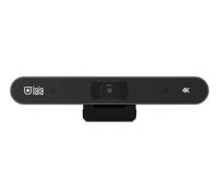 Laia - Webcam 4K AI, Fabricante español, con Lente Gran Angular y autoencuadre por detección Facial, conexión USB, 2 micrófonos Integrados, Ideal para videoconferencias en Salas pequeñas o Medianas