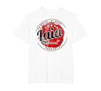 Laia la Chica el Mito la Leyenda Laia Nombre Camiseta, Hombre Tallas Grandes, Blanco, 6X Alto