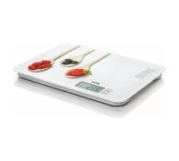 Laica Balanza De Cocina Electrónica 20 Kg, 1 G, Multicolor, Blanco, Superficie