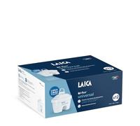 LAICA Bi-flux - Filtro universal para agua - Compatible con jarras Brita* - Preserva las sales minerales y reduce el cloro y los metales pesados - 12 meses de agua filtrada (12 filtros x 150 L