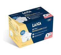 LAICA bi-flux limescalestop Filtros de Agua - 3+1 Uds, Antical, Agua Dura | Reduce la cal hasta un 90%, apto jarras LAICA y Brita*, 4 cartuchos (4 meses, 150L cada uno), Made in Italy
