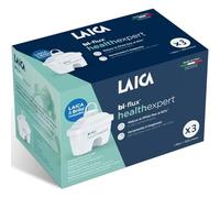 LAICA Healthexpert Cartucho de filtro de agua - Reduce los PFA hasta en un 92%, fortalece magnesio, reduce microplásticos, cloro, cal y metales pesados, compatible con jarras Brita, 3 meses x 150 l
