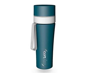 Laica MyLaica Botella Personal Deportiva, 0,5 L, Acero Inoxidable, filtrante, Verde