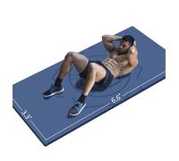 LaiEr Esterilla de yoga de tamaño extragrande TPE para hombres, esterilla antideslizante para entrenamiento, fitness, gimnasio, pilates, sentadillas, estiramiento con bolsa de transporte para correa