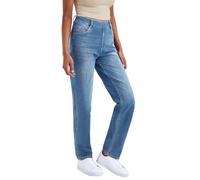 LaiEr Jeans de Yoga Elásticos de Cintura Alta para Mujeres,Pantalones de Fitness, Pantalones de Pull on Corte Micro Suaves y Cómodos Bootcut para Deportes de Yoga Fitness.(Azul Claro M)
