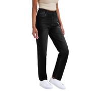 LaiEr Jeans de Yoga Elásticos de Cintura Alta para Mujeres,Pantalones de Fitness, Pantalones de Pull on Corte Micro Suaves y Cómodos Bootcut para Deportes de Yoga Fitness.(DarkGrisM)