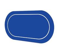 LaiEr Tapete de Póquer multijugador Tapete de Goma de Texas póquer tapete de póquer Plegable Almohadilla de Mesa de póquer portátil póquer Juego de póquer Blackjack (180*90*0.2cm,Blue)