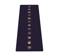 LaiEr Tappetino da yoga portatile da viaggio, pieghevole e leggero, ideale per yoga, pilates, bikram, stretching, allenamento ed esercizio fisico (183 cm x 61 cm x 1,5 mm)