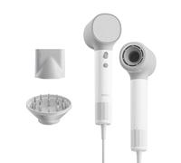 Laifen Neo Secador de Pelo con Motor Sin Escobillas de 110 000 RPM, 200 Millones de Iones Negativos y Control de Temperatura, Ultraligero 390 g, Bajo Ruido 59dB, 2 Boquillas Magnéticas (Blanco)