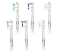 Laifen - Pack de 6 cabezales de cepillo de dientes Laifen, cabezales de repuesto para adultos