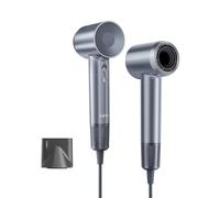 Laifen Swift Secador de Pelo 200 M Iones Motor sin Escobillas de 110 000 RPM Secado Rápido Control Inteligente de Temperatura con Boquilla Magnética Bajo Ruido Viaje Hogar Rizado Alisado (Plateado)