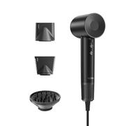 Laifen Swift Special Secador de Pelo 200 M Iones Motor sin Escobillas de 110 000 RPM Secado Rápido Control Inteligente de Temperatura 3 Boquillas Magnéticas Bajo Ruido Hogar Rizado Alisado (Negro)
