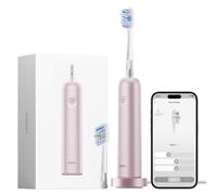 Laifen Wave Pro Cepillo de Dientes Eléctrico Sónico, Tecnología WaveMotion de 60° y 66000 VPM, 70 Días de Autonomía, Sensor de Presión, Carga Inalámbrica, 2 Cabezales Pro Incluidos (Aluminio Rosa)