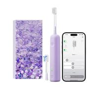 Laifen Wave Special Cepillo de Dientes Eléctrico Sónico Primera 60° Oscilación Vibración 50 Días Autonomía 2 Cabezales Resistencia IP68 Certificado ADA Personalización APP (Edición Especial Lavanda)