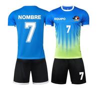 LAIFU Camiseta de fútbol Personalizada Uniforme para niños Mujeres Hombres niños Camiseta de fútbol Personalizada con su Nombre Nombre del Equipo número Logotipo