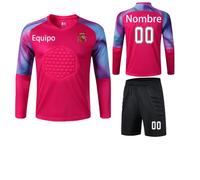 LAIFU Equipaciones de Portero Personalizado (Camiseta de Portero + pantalón Corto o pantalón) - Camiseta de Portero de Fútbo para Adulto Juvenil