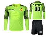 LAIFU Equipaciones de Portero Personalizado (Camiseta de Portero + pantalón Corto o pantalón) - Camiseta de Portero de Fútbo para Adulto Juvenil
