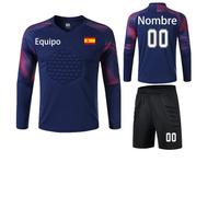 LAIFU Equipaciones de Portero Personalizado (Camiseta de Portero + pantalón Corto o pantalón) - Camiseta de Portero de Fútbo para Adulto Juvenil