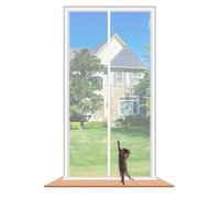 LAIJIANG Puerta mosquitera para Gatos,90 x 210 cm Malla Resistente a los Gatos, Prueba Mascotas escapen, Resistente a los arañazos de los Gato para Puertas de Entrada y Puertas correderas