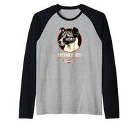 Laika The Space Dog Camiseta Manga Raglan