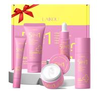 LAIKOU 5 in 1 Glow Up Skincare Set, 5 piezas Set Regalo Mujer Cuidado Facial, Rutina Diaria Facial Hidratante, ideal para San Valentín Día de la Madre y Cumpleaños