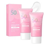 LAIKOU Crema Solar SPF 50, 2 Piezas de 50ml, Hidratante, Resistente al Agua, Protección UVA/UVB para Todo Tipo de Piel (Glowing)