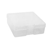 Laikoutd 100 Uds AA 3A Funda Porta Baterías Organizadores Contenedor Caja De Almacenamiento Funda Soporte Cubre 120x85x20mm Organizadores Viaje
