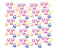 Laikoutd 100 Uds. Cuentas Espaciadoras Sueltas para Hacer Joyas Pulseras Collares Decoraciones Accesorios Hechos A Mano Manualidades Cuentas De Pulsera Amantes