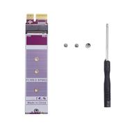 Laikoutd 2. Tarjeta Adaptadora M.2 NVMe PCIe 5.0: Velocidad De 8 Gbps Y Juego Destornilladores para Expansión Almacenamiento 2280/2242/2230