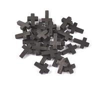 Laikoutd 50 Piezas De Colgante Cruz Madera Natural Adorno Espaciador Geométrico para Joyería Fabricación Pulseras Accesorio Bricolaje Hecho A Mano Utensilio Iglesia Madera Sagrada Regalo