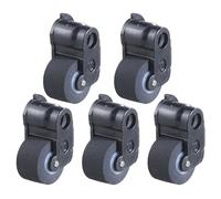 Laikoutd 5pcs Grabadoras Cassette Cassette Correa del Reproductor del Reproductor Polea 10 Mm Diámetro Grabaciones Ruedas Rodamiento