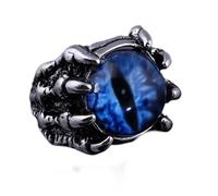Laikoutd Anillos de festival Demonios de pata de lobo Apertura en forma de Joyería de dedo única Textura de aleación para fiesta y uso diario Demonios de pata de lobo festivo Apertura de ajustable