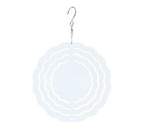 Laikoutd Blanks Aluminum Winds Spinner Elegant Sublimation Winds Chimes Hanging Charm For Individualized Outdoor Ambiances Artistic Wind Chime Designs