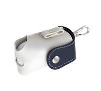 Laikoutd Bolsa de pelotas y accesorios con gancho para llavero, almacenamiento portátil ligero de pelotas de Golf de PU para uso diario, Golf compacto